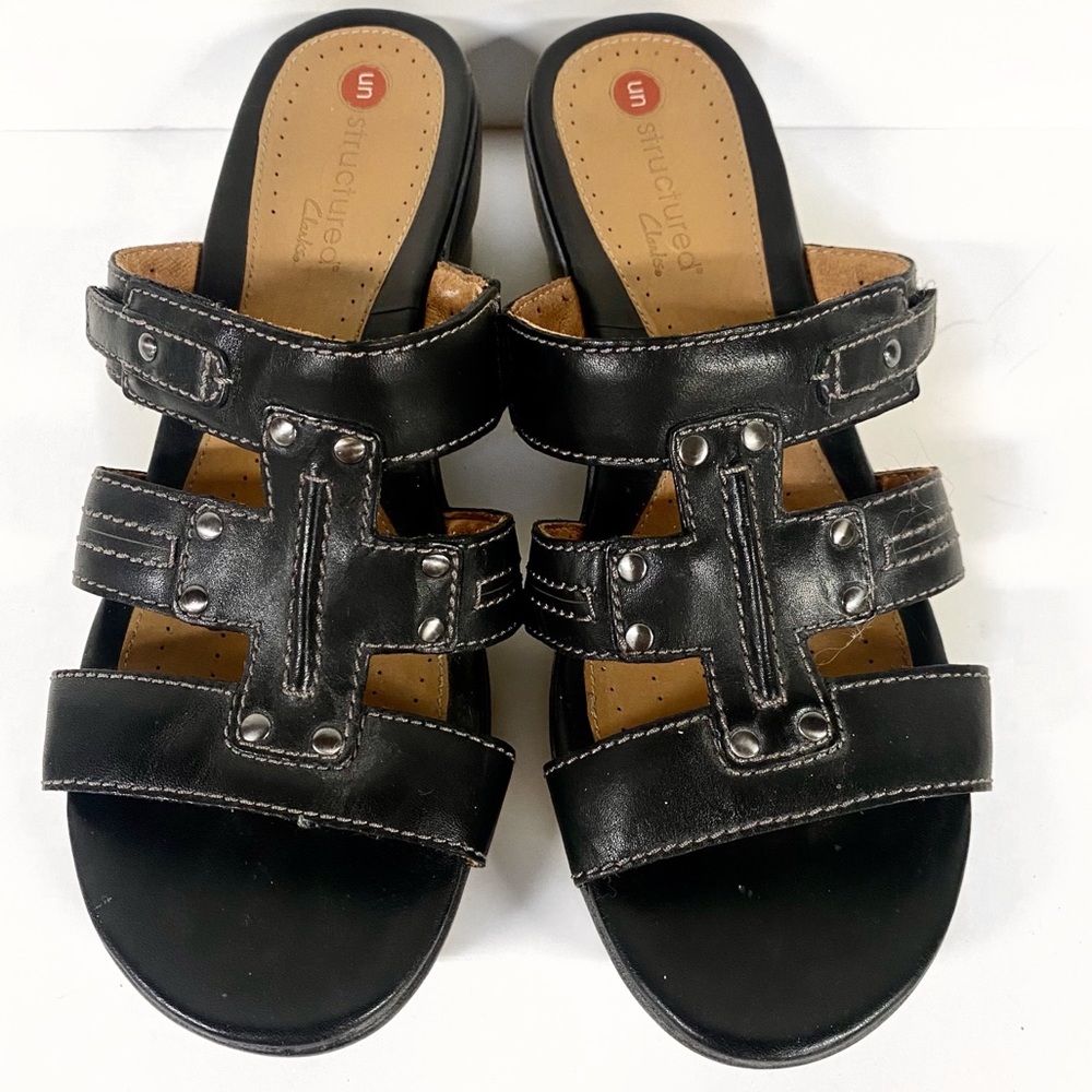 Clarks | Unstructured Sandals Brown 8.5